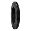 633-59022L Drilled/Slotted Brake Rotor [Black], 1992-1996 Acura/Honda, Position: Front Left - image 4