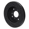 633-59023L Drilled/Slotted Brake Rotor [Black], 1998-2002 Acura/Honda, Position: Front Left - image 4