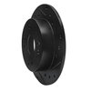 633-59025R Drilled/Slotted Brake Rotor [Black], 1998-2002 Acura/Honda, Position: Rear Right - image 2