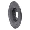 633-59028R Drilled/Slotted Brake Rotor [Black], 2000-2009 Acura/Honda, Position: Rear Right - image 4