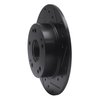 633-59029R Drilled/Slotted Brake Rotor [Black], 2003-2008 Acura/Honda, Position: Rear Right - image 2