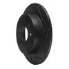 633-59031R Drilled/Slotted Brake Rotor [Black], 2001-2005 Acura/Honda, Position: Rear Right - image 2
