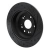 633-59033L Drilled/Slotted Brake Rotor [Black], 2010-2015 Acura/Honda, Position: Rear Left - image 4