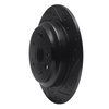 633-59033R Drilled/Slotted Brake Rotor [Black], 2010-2015 Acura/Honda, Position: Rear Right - image 2