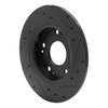 633-59035L Drilled/Slotted Brake Rotor [Black], 2011-2015 Acura/Honda, Position: Rear Left - image 4
