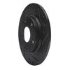 633-59035R Drilled/Slotted Brake Rotor [Black], 2011-2015 Acura/Honda, Position: Rear Right - image 2