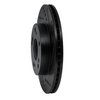633-59036R Drilled/Slotted Brake Rotor [Black], 2012-2015 Acura/Honda, Position: Front Right - image 2
