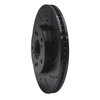 633-59037R Drilled/Slotted Brake Rotor [Black], Fits Select Acura/Honda, Position: Front Right - image 2
