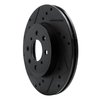 633-59038L Drilled/Slotted Brake Rotor [Black], 2014-2020 Acura/Honda, Position: Front Left - image 2