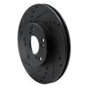 633-59042L Drilled/Slotted Brake Rotor [Black], 1998-2021 Acura/Honda, Position: Front Left - image 2