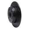 633-59046L Drilled/Slotted Brake Rotor [Black], 2002-2004 Acura/Honda, Position: Rear Left - image 2