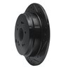 633-59047R Drilled/Slotted Brake Rotor [Black], 2002-2004 Acura/Honda, Position: Rear Right - image 2