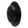 633-59048R Drilled/Slotted Brake Rotor [Black], 2005-2018 Acura/Honda, Position: Rear Right - image 2