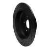 633-59048R Drilled/Slotted Brake Rotor [Black], 2005-2018 Acura/Honda, Position: Rear Right - image 4