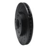 633-59049L Drilled/Slotted Brake Rotor [Black], 2005-2010 Acura/Honda, Position: Front Left - image 2
