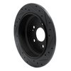 633-59050L Drilled/Slotted Brake Rotor [Black], 2005-2010 Acura/Honda, Position: Rear Left - image 4