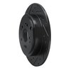 633-59052L Drilled/Slotted Brake Rotor [Black], 2006-2014 Acura/Honda, Position: Rear Left - image 2