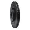 633-59053L Drilled/Slotted Brake Rotor [Black], 2007-2020 Acura/Honda, Position: Front Left - image 2