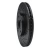 633-59053R Drilled/Slotted Brake Rotor [Black], 2007-2020 Acura/Honda, Position: Front Right - image 2