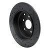 633-59054L Drilled/Slotted Brake Rotor [Black], 2007-2017 Acura/Honda, Position: Rear Left - image 4