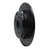 633-59054R Drilled/Slotted Brake Rotor [Black], 2007-2017 Acura/Honda, Position: Rear Right - image 2