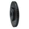633-59056R Drilled/Slotted Brake Rotor [Black], 2009-2014 Acura/Honda, Position: Front Right - image 2