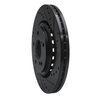 633-59058R Drilled/Slotted Brake Rotor [Black], Fits Select Acura/Honda, Position: Front Right - image 2