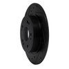 633-59060L Drilled/Slotted Brake Rotor [Black], 2016-2016 Acura/Honda, Position: Rear Left - image 2