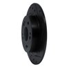 633-59060R Drilled/Slotted Brake Rotor [Black], 2016-2016 Acura/Honda, Position: Rear Right - image 2