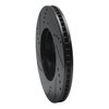 633-59061R Drilled/Slotted Brake Rotor [Black], Fits Select Acura/Honda, Position: Front Right - image 4