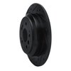 633-59062L Drilled/Slotted Brake Rotor [Black], Fits Select Acura/Honda, Position: Rear Left - image 2