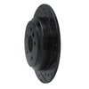 633-59062R Drilled/Slotted Brake Rotor [Black], Fits Select Acura/Honda, Position: Rear Right - image 2