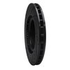 633-59065R Drilled/Slotted Brake Rotor [Black], Fits Select Acura/Honda, Position: Front Right - image 4