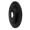 633-59066L Drilled/Slotted Brake Rotor [Black], Fits Select Acura/Honda, Position: Rear Left - image 2