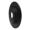 633-59066R Drilled/Slotted Brake Rotor [Black], Fits Select Acura/Honda, Position: Rear Right - image 2
