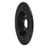 633-59070R Drilled/Slotted Brake Rotor [Black], Fits Select Acura/Honda, Position: Rear Right - image 4
