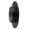 633-59071R Drilled/Slotted Brake Rotor [Black], Fits Select Acura/Honda, Position: Rear Right - image 2