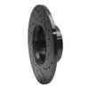 633-63006L Drilled/Slotted Brake Rotor [Black], 1973-1985 Mercedes-Benz, Position: Front Left - image 4