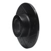 633-63006R Drilled/Slotted Brake Rotor [Black], 1973-1985 Mercedes-Benz, Position: Front Right - image 2
