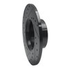 633-63006R Drilled/Slotted Brake Rotor [Black], 1973-1985 Mercedes-Benz, Position: Front Right - image 4
