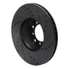 633-63008L Drilled/Slotted Brake Rotor [Black], 1979-1985 Mercedes-Benz, Position: Front Left - image 4