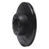633-63008R Drilled/Slotted Brake Rotor [Black], 1979-1985 Mercedes-Benz, Position: Front Right - image 2