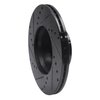 633-63008R Drilled/Slotted Brake Rotor [Black], 1979-1985 Mercedes-Benz, Position: Front Right - image 4