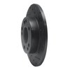 633-63011R Drilled/Slotted Brake Rotor [Black], 1983-1989 Mercedes-Benz, Position: Front Right - image 2