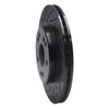 633-63016L Drilled/Slotted Brake Rotor [Black], 1984-1995 Mercedes-Benz, Position: Front Left - image 2