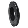633-63019L Drilled/Slotted Brake Rotor [Black], 1990-1998 Mercedes-Benz, Position: Front Left - image 4
