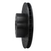 633-63021R Drilled/Slotted Brake Rotor [Black], 1991-1999 Mercedes-Benz, Position: Front Right - image 2