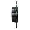 633-63022L Drilled/Slotted Brake Rotor [Black], 1991-1999 Mercedes-Benz, Position: Rear Left - image 3