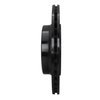 633-63024L Drilled/Slotted Brake Rotor [Black], 1992-1999 Mercedes-Benz, Position: Rear Left - image 3