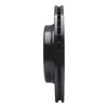 633-63026L Drilled/Slotted Brake Rotor [Black], 1992-1995 Mercedes-Benz, Position: Rear Left - image 3